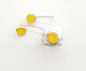 Preview: Massiver Ring "Organic" mit einem gelben Chalcedon